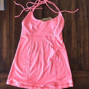 EUC halter tank open back, size 6